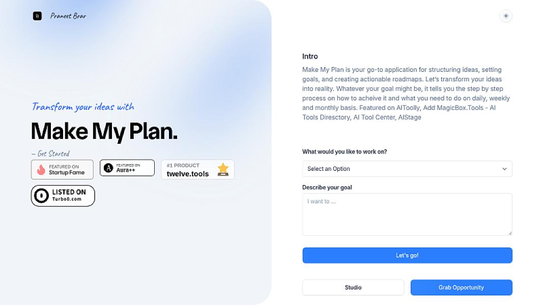Make My Plan